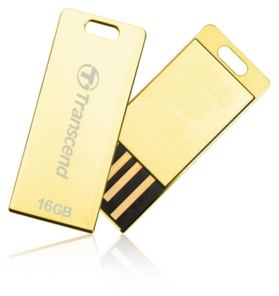 Памет Transcend JETFLASH T3G, Golden 16 GB/ 