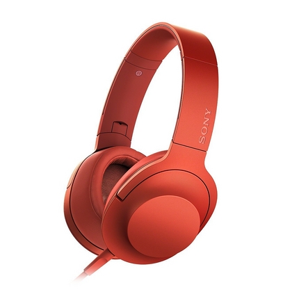 Слушалки Sony MDR-100AAP red