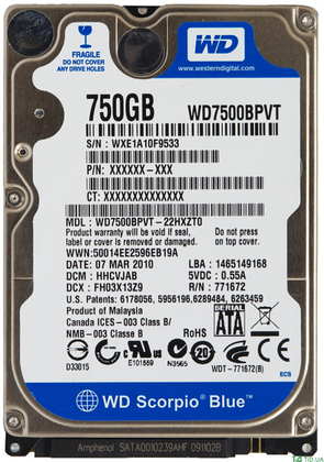 Хард диск Western Digital Blue 750GB/ 