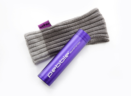 Външна Li-Ion батерия Pebble Smartstick 2200 mAh/ 