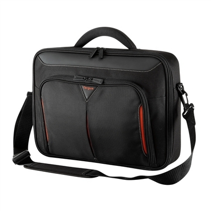 Чанта за лаптоп TARGUS Classic+ 15-15.6" Clamshell Black&Red/ 