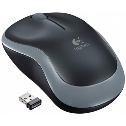 Мишка Logitech Wireless Mouse M185 Swift Grey and Red