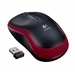 Мишка Logitech Wireless Mouse M185 Swift Grey and Red