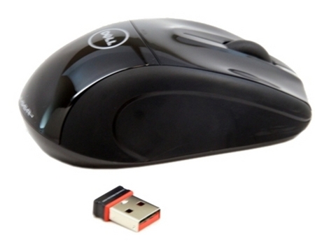Мишка Dell WM413 Wireless Laser Mouse Black/ 