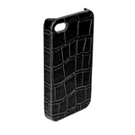 Orbyx Black Croc кожен кейс за iPhone 4/4S