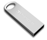 Памет Transcend 8GB JetFlash 520, Silver Plating