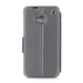 Slim PU Leather Case кожен калъф и поставка за HTC ONE (титан)