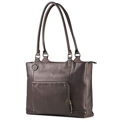 HP Ladies Brown Leather Tote