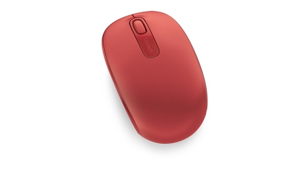 Microsoft Wireless Mobile Mouse 1850 USB Flame Red V2