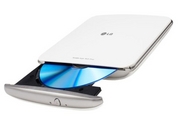 LG Slim External DVD-RW, Super Multi, Double Layer, White