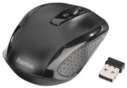 Безжична оптична мишка AM-7200 USB, черно/ сива